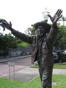 Johnny Barnes Statue in Bermuda
